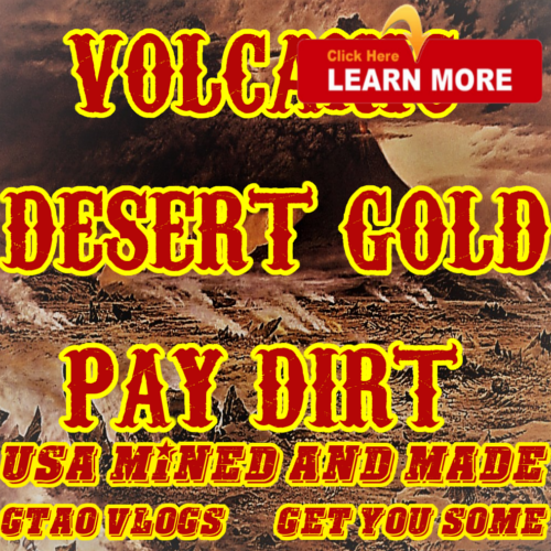USA Bulk (7 LBS) Unwashed, Unsearched, & UNSALTED Volcanic Desert Gold Pay  Dirt 